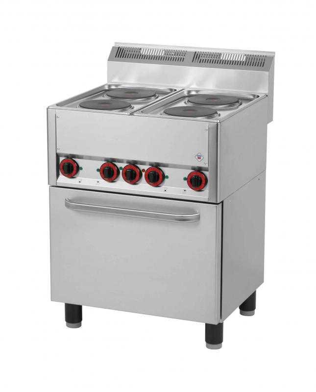 SPT 60 ELS 230V | Electric range with 4 plates and oven