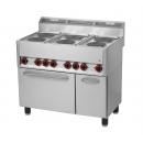 SPT 90 ELS 230V | Electric range with 6 plates and oven