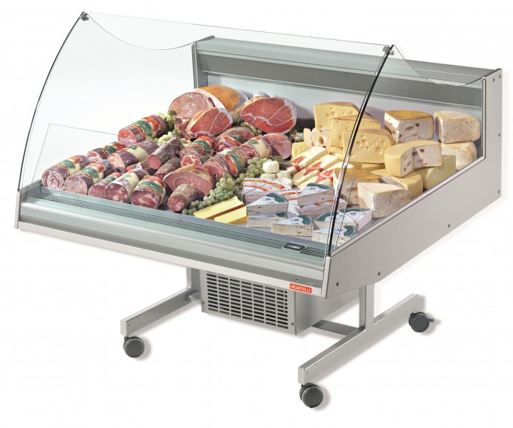 Bancarella TN VCB | Self service counter with curved glass