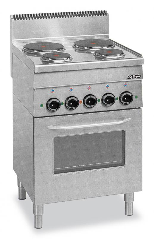 E4F6 | Electric range with 4 plates and oven