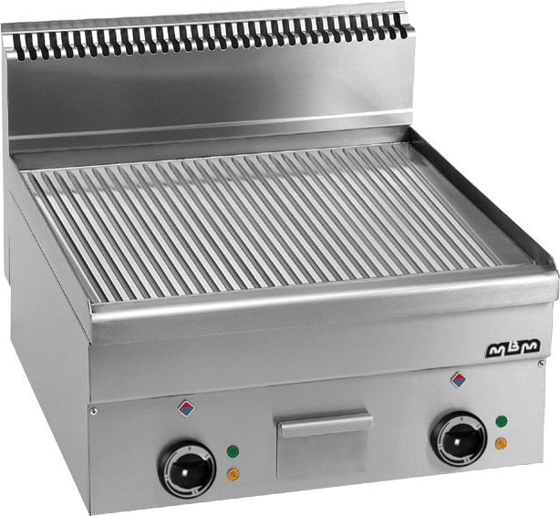 EFT66R | Electric grill ribbed