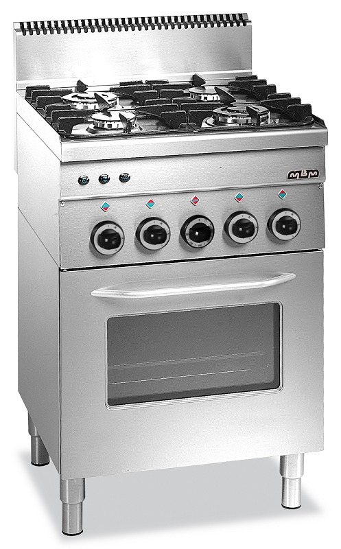 G4SF6 | 4 burner gas cooker with electric oven