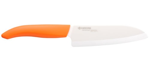 FK-140WH-OR | Kyocera kerámia Santoku szeletelő kés 14 cm
