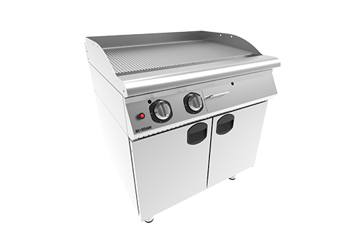 7IG 21 | Ribbed gas grill with base cabinet