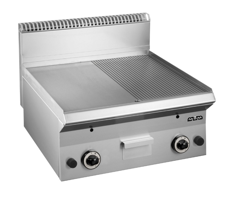 GFT665LR | Gas grill with 1/2 smooth and 1/2 lined plate