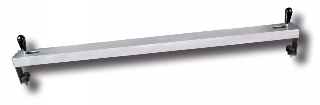 Clamping ruler - aluminium, 1,2 m