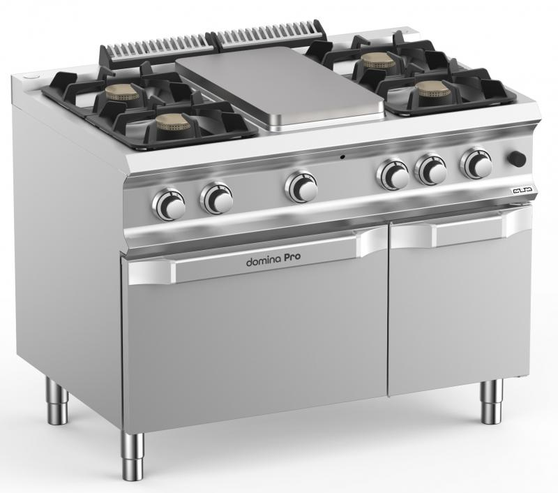FB711MFG4XL | 4 Burners Gas Range On Gas Oven with central plate
