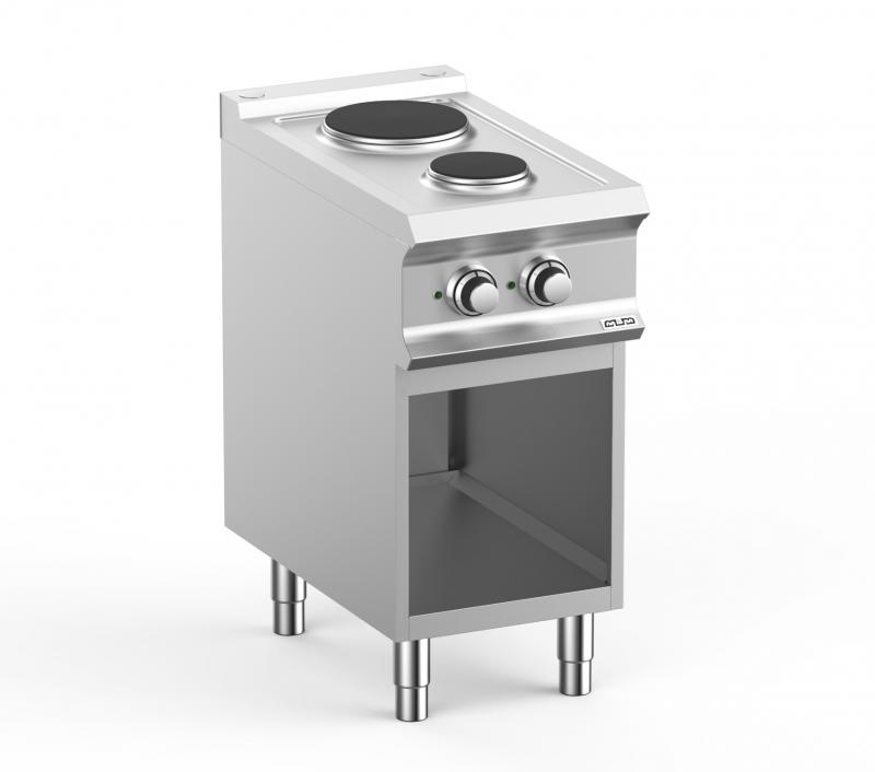 PR74A | 2 Round Plates Electric Range On Open Stand 