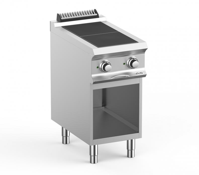 PQR74A | 2 Alligned Plates Electric Range On Open Stand