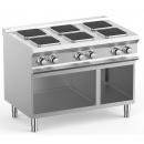 PQ711A | 6 Square Plates Electric Range on open stand