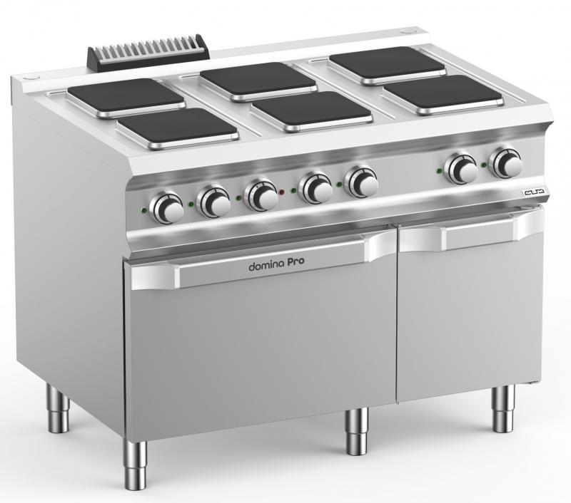 PQ711FE | 6 Square Plates Electric Range On Electric Oven