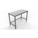 400x700x850 | Stainless steel worktable with connected legs