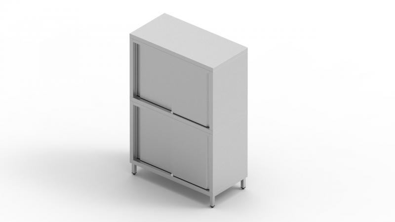 1200x400x1800 | Stainless steel cabinet with sliding door