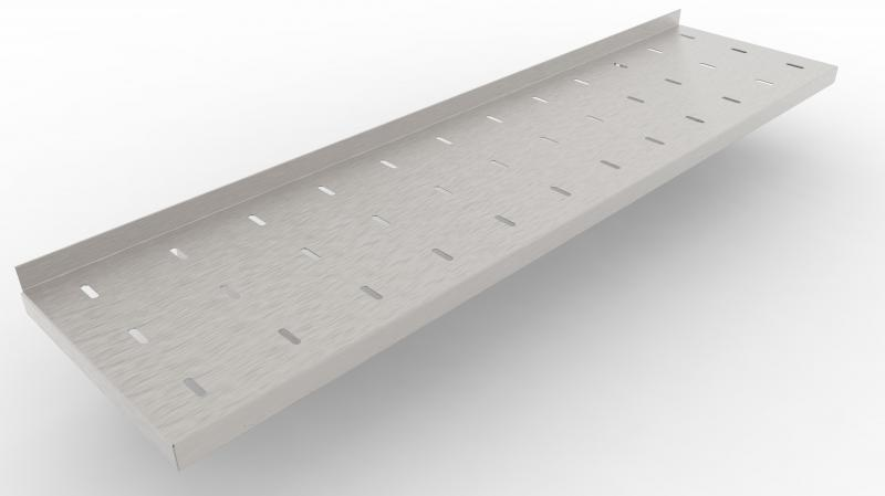 400x400 | Stainless steel perforated shelf
