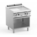 FTBG77ALR | Gas 1/2 Smooth 1/2 Ribbed Plate On Open Stand