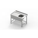 700x700x850 | Stainless steel inlet table