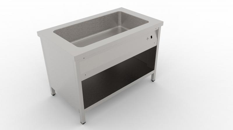 GN 2/1 | Refrigerated unit with cold pan
