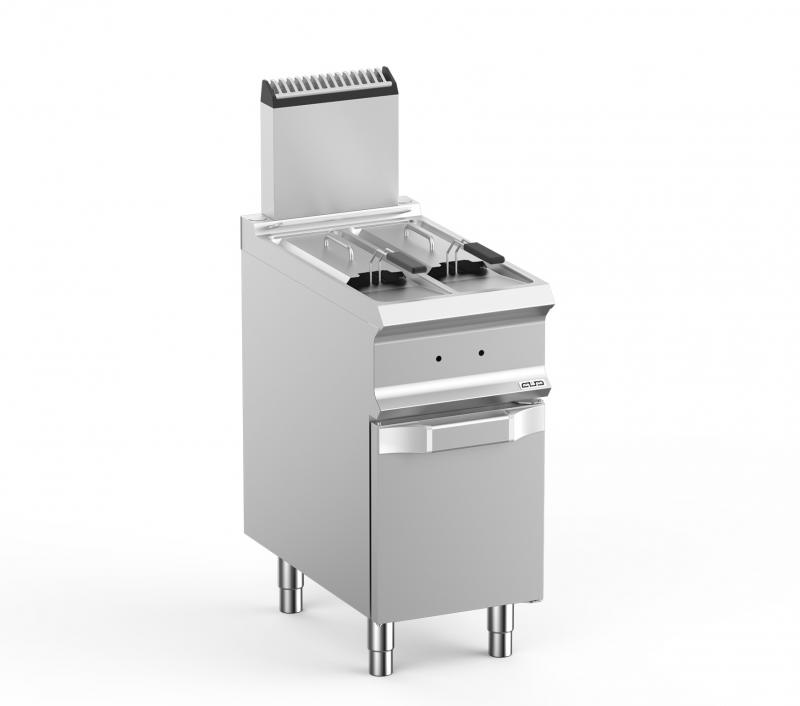 FRG74A2V | 2 Bowls Gas Fryer On Closed Stand