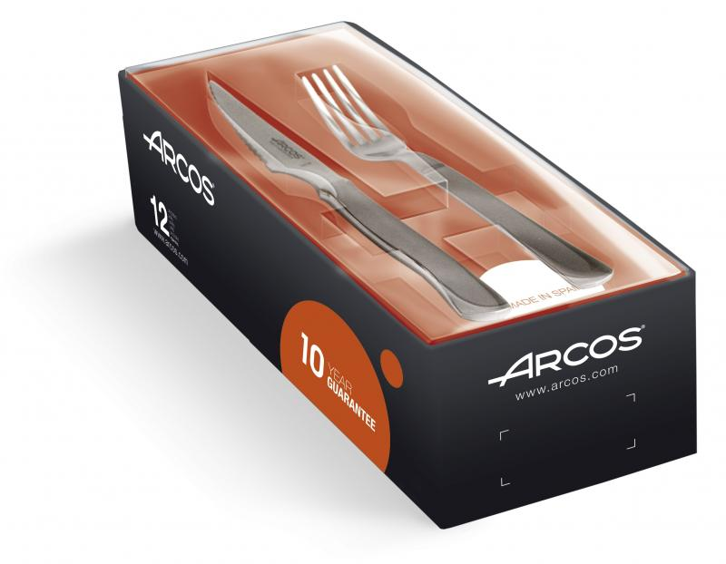 ARCOS Juegos Chuleteros | Rozsdamentes Steak evőeszközkészlet