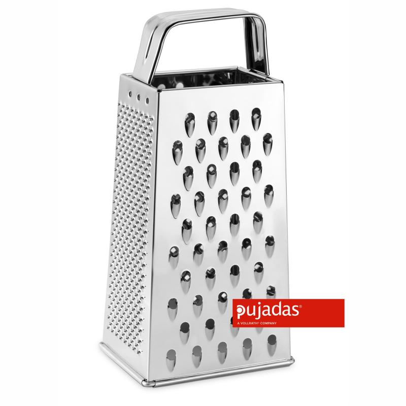Grater stainless steel 4 sides 10,5x8x23 cm