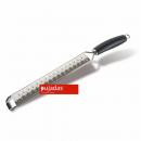 Stainless steel slim grater with handle ribon 39,5x3,5cm