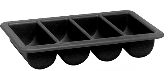 552315 | Black Cutlery tray