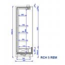 RCH 5 REM - 0.7 | Hűtött faliregál
