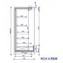 RCH 4 REM - 1.0 | Refrigerated wall cabinet