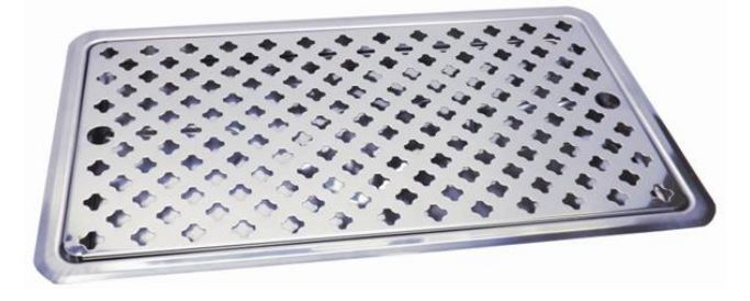 850x245x22 mm | Drip tray