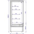 RCH 0.7 DORTMUND 1,1 | Refrigerated wall cabinet