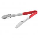 Utility tong coloured handle 24 cm Red