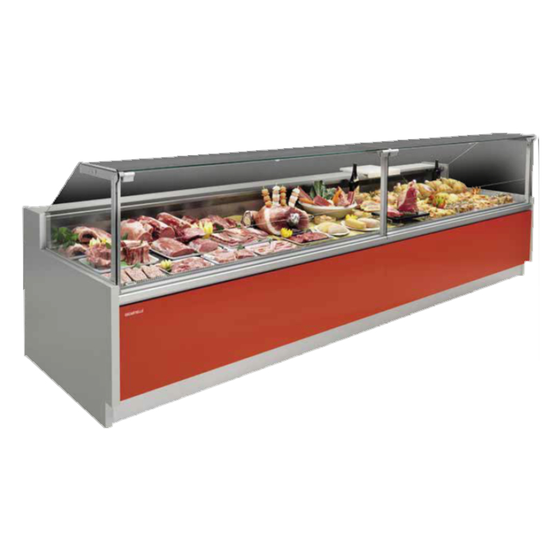 ZARA2 100 | Counter with straight glass, external aggr.