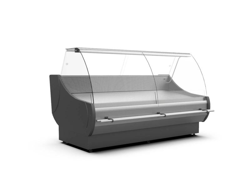 WCH-7 1330 OFELIA | Counter with curved glass with built-in aggr.(S)