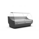 OFELIA | Counter with curved glass with built-in aggr.(S)