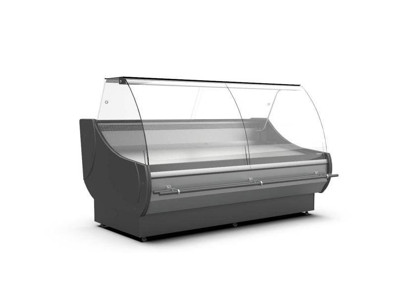 WCH-7/1 1330 OFELIA | Counter with curved glass with built-in aggr.(D)