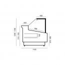 WCh-8 Carmen 1330 ZZ | Counter with straight glass without aggr. (S)