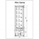 R-1 MVR 110/60 MINI VARNA | Hűtött faliregál