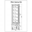 R-1 MVR 110/60 MINI VARNA DUZ | Hűtött faliregál nyíló ajtókkal