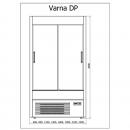 R-1 VR 90/80 VARNA | Hűtött faliregál csúszó ajtókkal