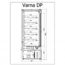 R-1 VR 90/80 VARNA | Hűtött faliregál csúszó ajtókkal