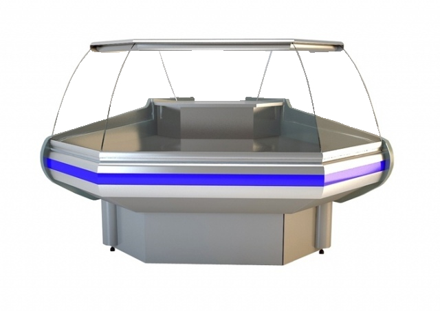 NCH I Z | Curved glass external corner counter (90°)