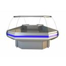 NCH I Z | Curved glass external corner counter (90°)