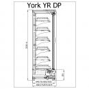 R-1 YR 187/90 YORK | Hűtött faliregál