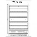 R-1 YR 187/90 YORK | Hűtött faliregál