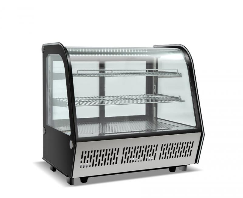 CW-120 | Display cooler with curved glass display