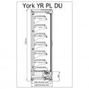R-1 YR 187/70 YORK PLUS | Hűtött faliregál
