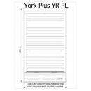 R-1 YR 187/70 YORK PLUS | Hűtött faliregál
