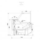 L-1 MD/W/SP 250/110 Modena Modern | Refrigerated counter plug in