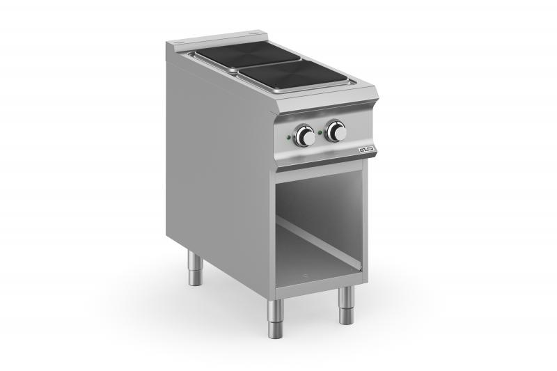 PQ94A | 2 Square Plates Electric Range on Open Stand