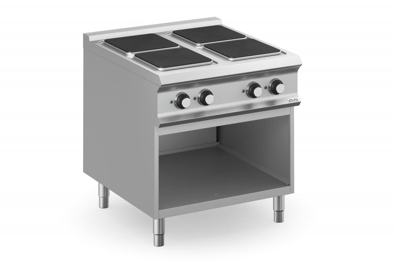 PQ98A | 4 Square Plates Electric Range on Open Stand